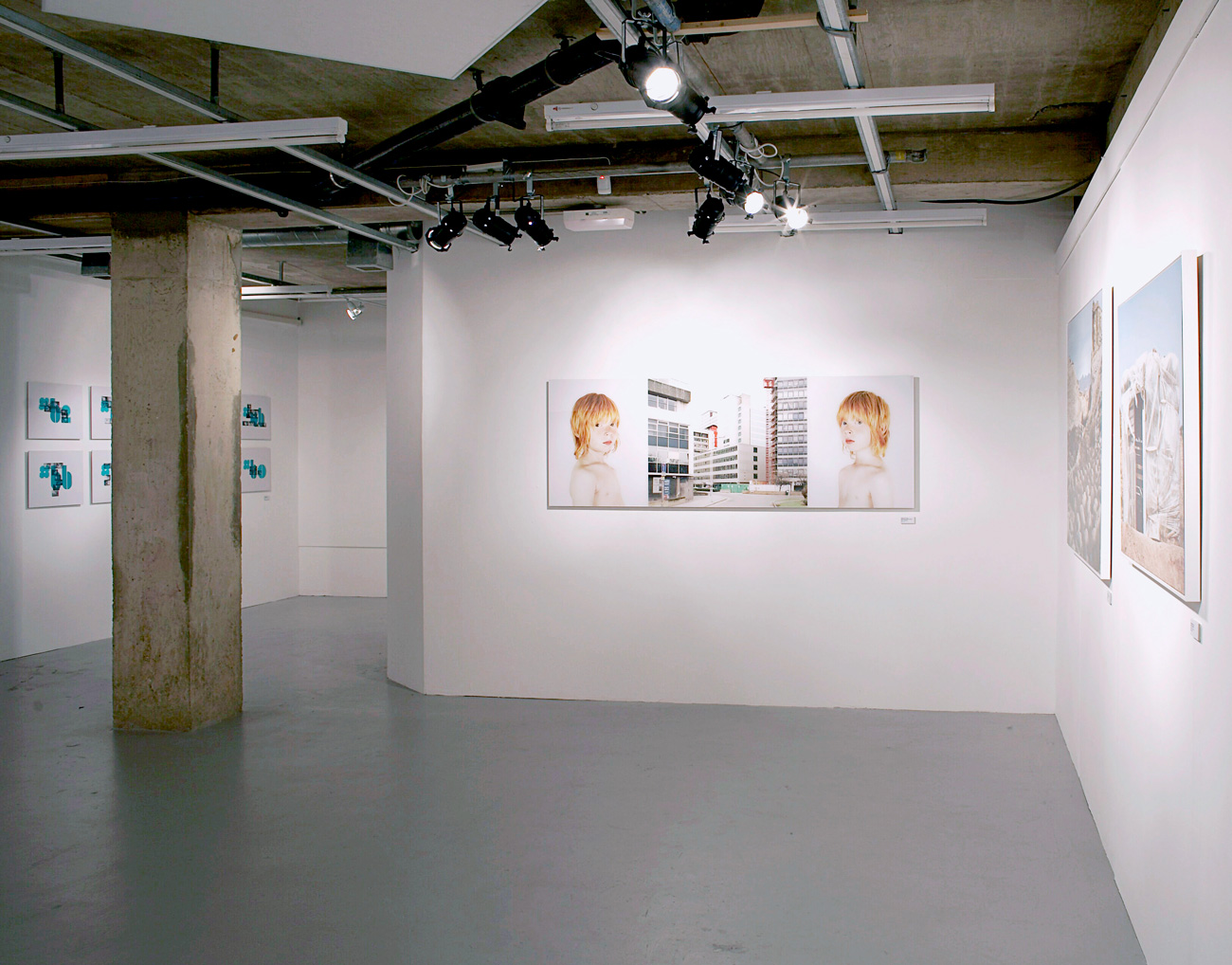 Installation view, 'Coded: an exploration of political space' exhibition, 2007