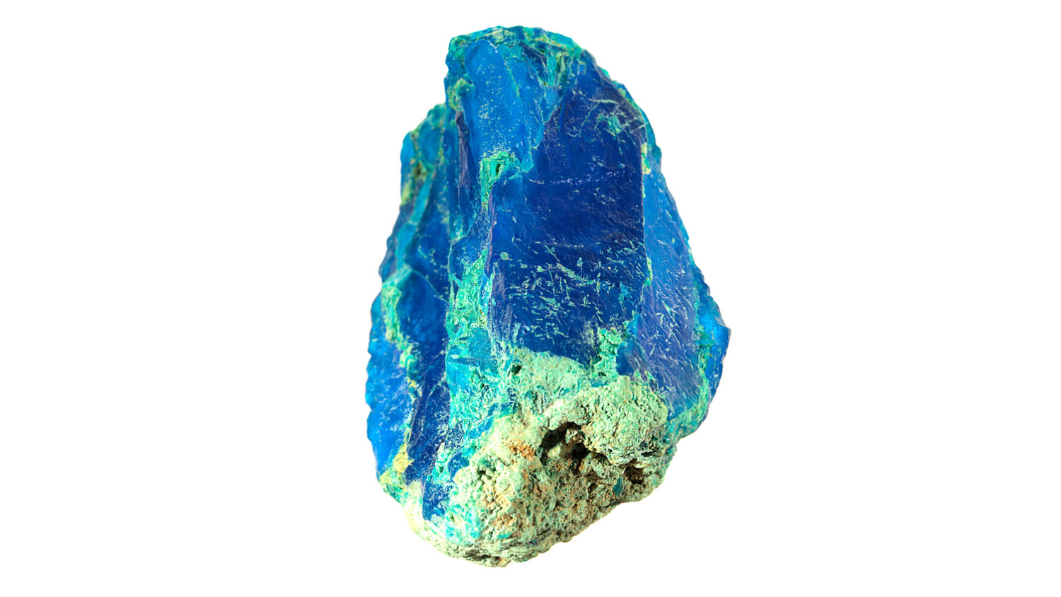 Chalcanthite – copper sulphate pentahydrate, from the Atacama Desert. Private collection, London, England, 2012