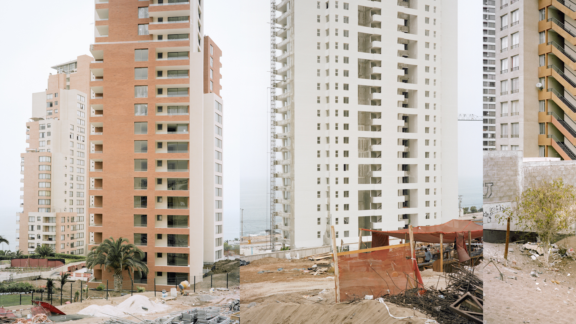 High-rise buildings from copper mining investment boom. Iquique, Chile, 2012