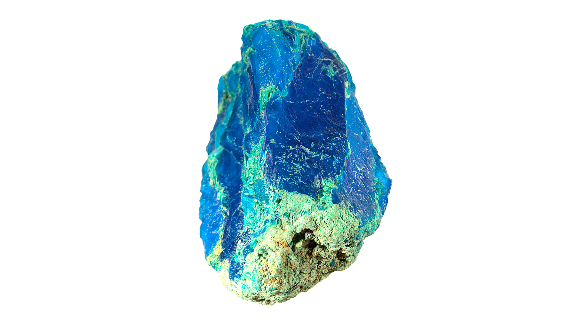 Chalcanthite – copper sulphate pentahydrate, from the Atacama Desert. Private collection, London, England, 2012