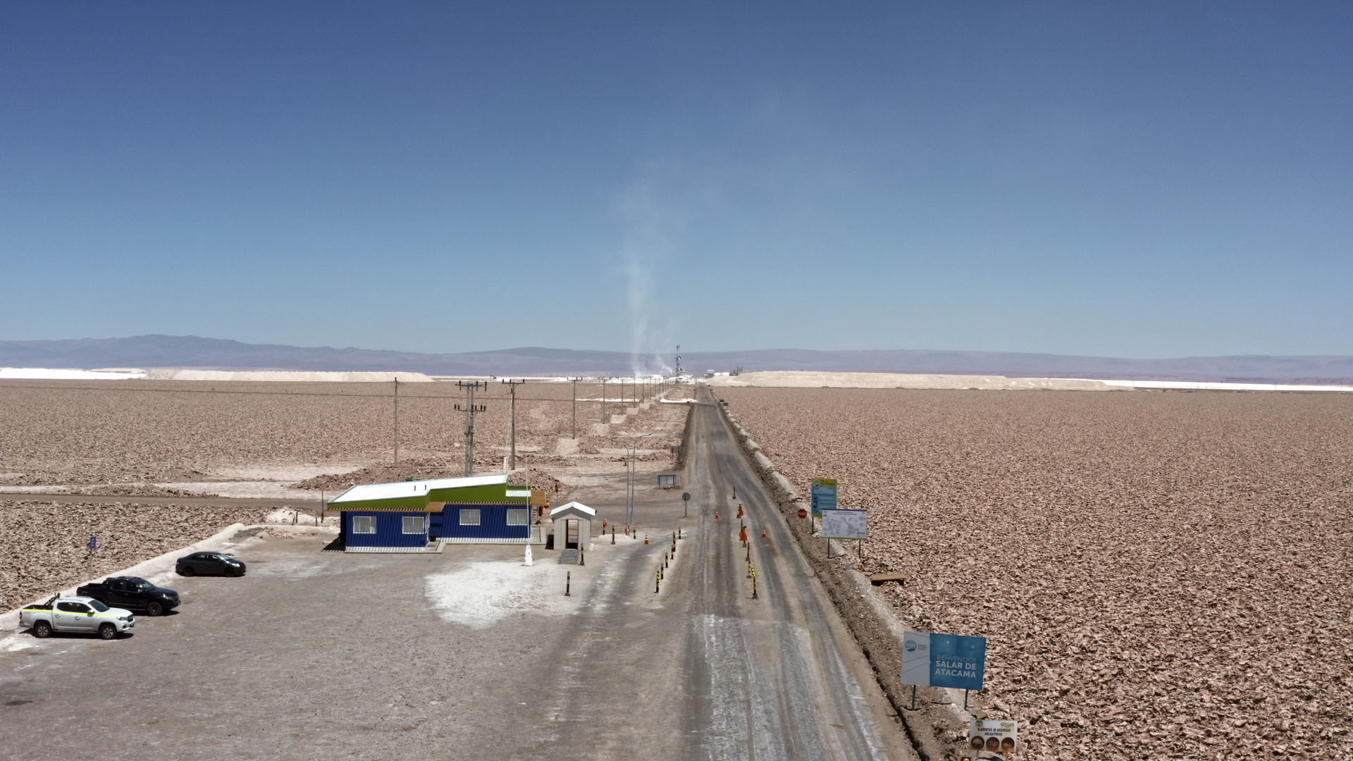 Abermarle lithium carbonate plant, Atacama Desert